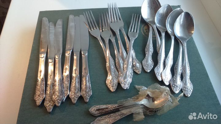 Столовые ложки, нержавейка. Чайные ложки, нерж