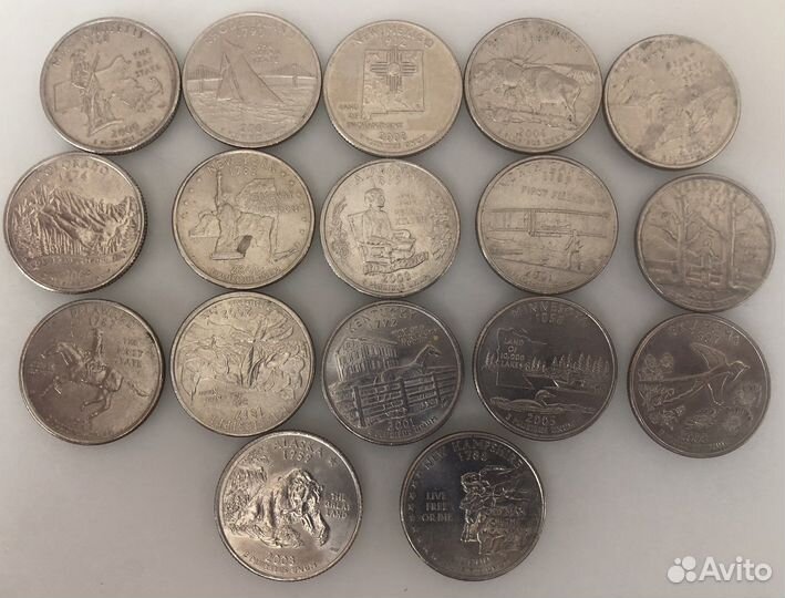 Северная Америка монеты