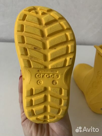 Детские резиновые сапоги crocs c6