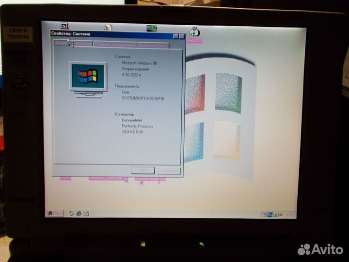 Компьютер Toshiba Satellite 110CS/810 PA 1224U-T2A