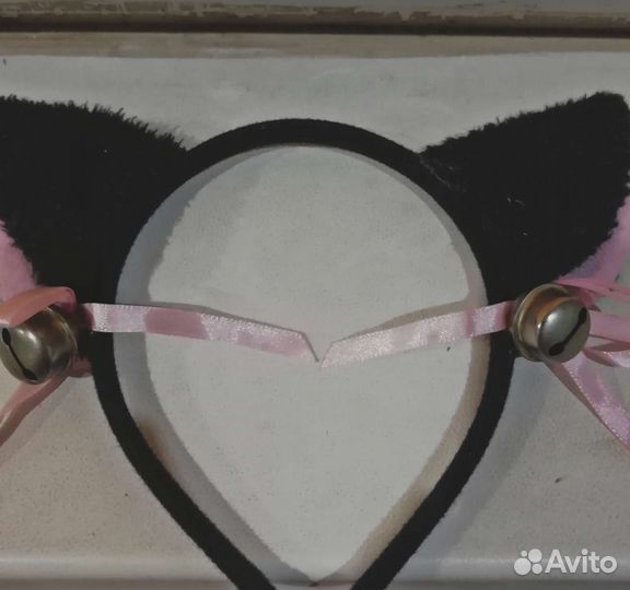 Ободок ушки кошки