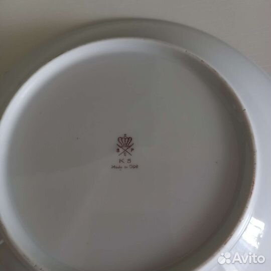 Тарелки фарфор гдр