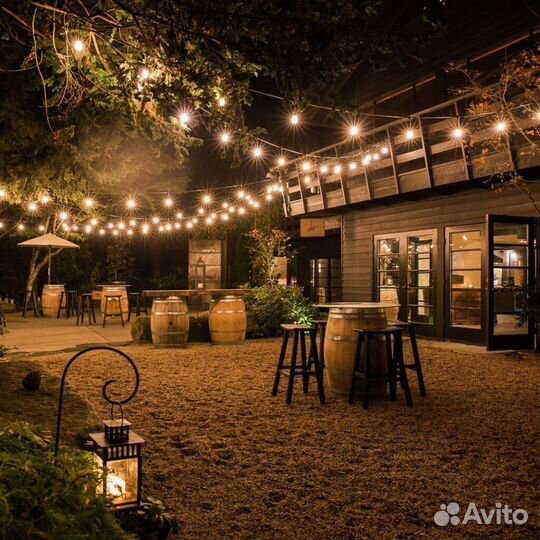 Ретро гирлянда уличная