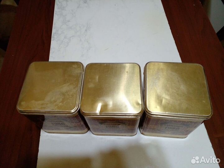 Жестяные банки для сыпучих продуктов СССР