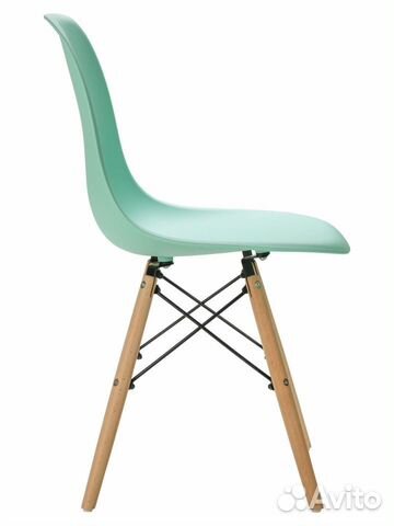 Стул в стиле eames DSW,мятный