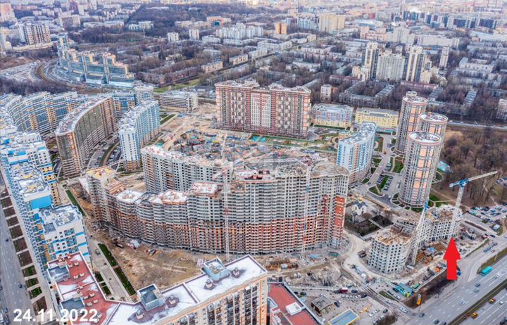 138 м2 на 1 линии Коломяжского