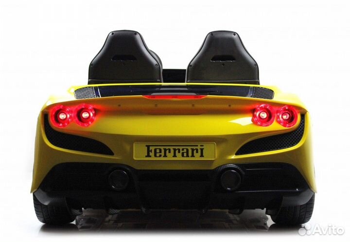 Детский электромобиль Ferrari F111FF Yellow