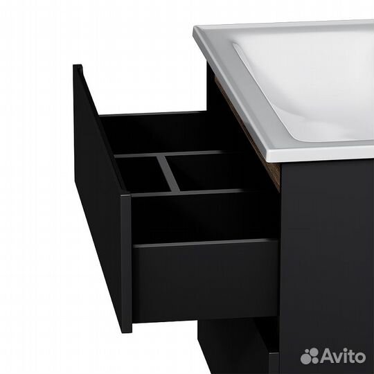 Тумба под раковину AM.PM X-Joy 80 M85afhx0802BM подвесная Черная матовая