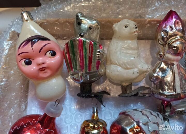 Елочные игрушки СССР разные
