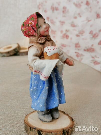 Ватные елочные игрушки