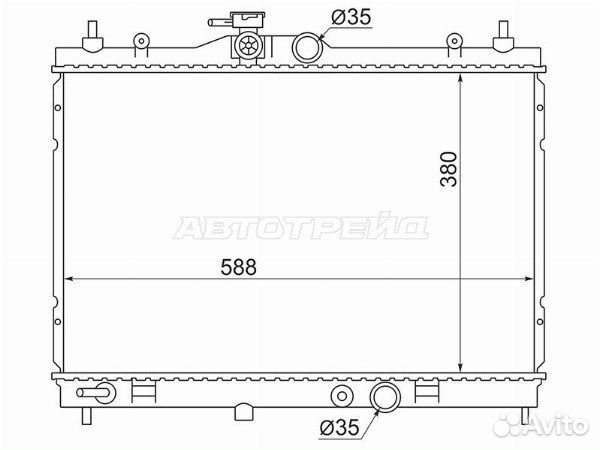 Радиатор nissan
