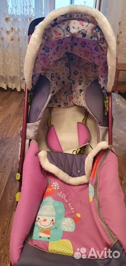 Детские санки коляска ника