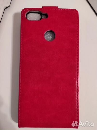 Чехол case для Huawei P smart 2018 ярко розовый