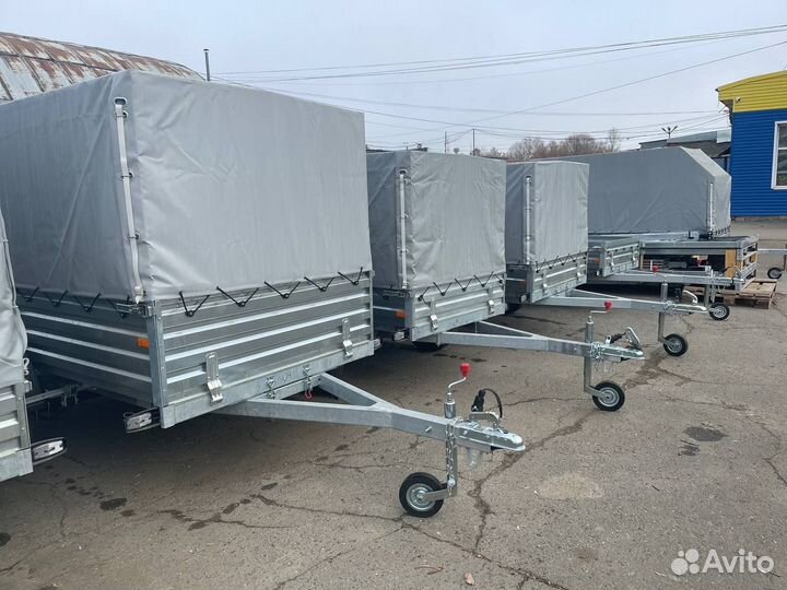 Прицепы заводские, оцинкованные, кузов от 2 до 4,5
