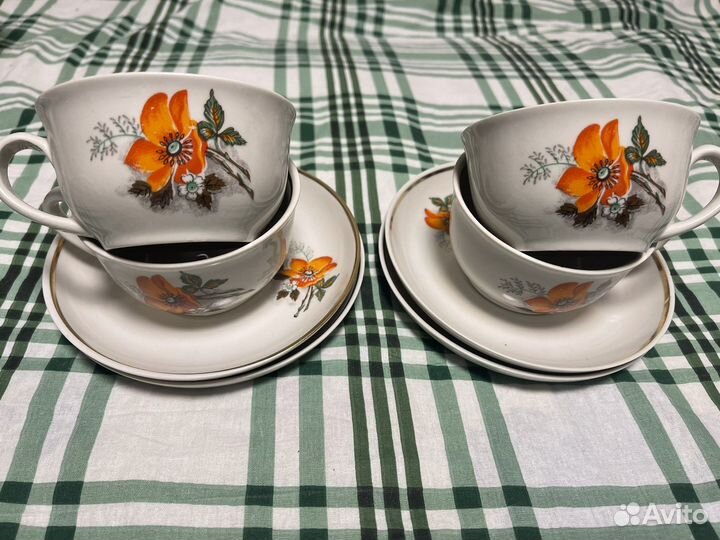 Чайная пара Песочное СССР