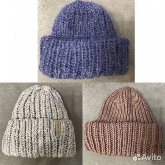 Шапка Мохер шерсть натуральный состав