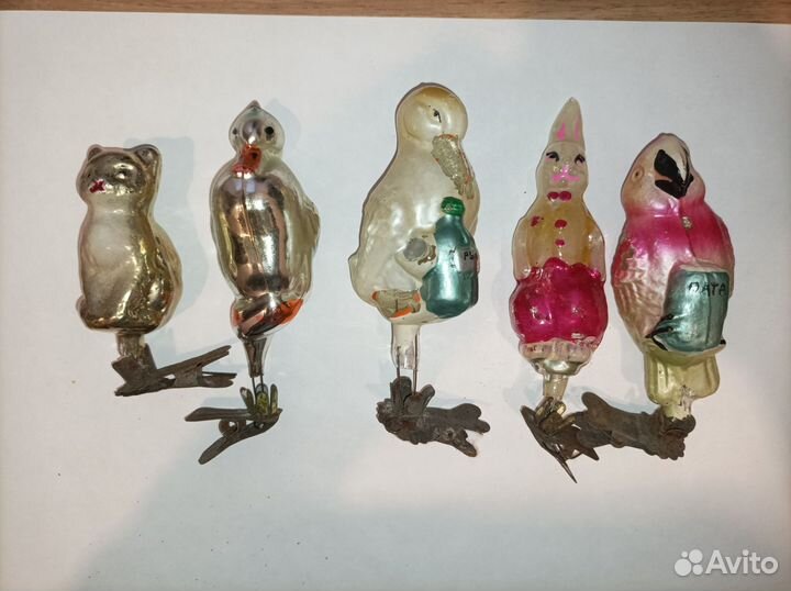 Елочные игрушки СССР