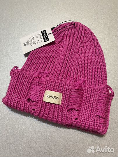 Шапка рванная новая