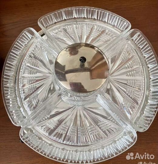 Хрустальная менажница