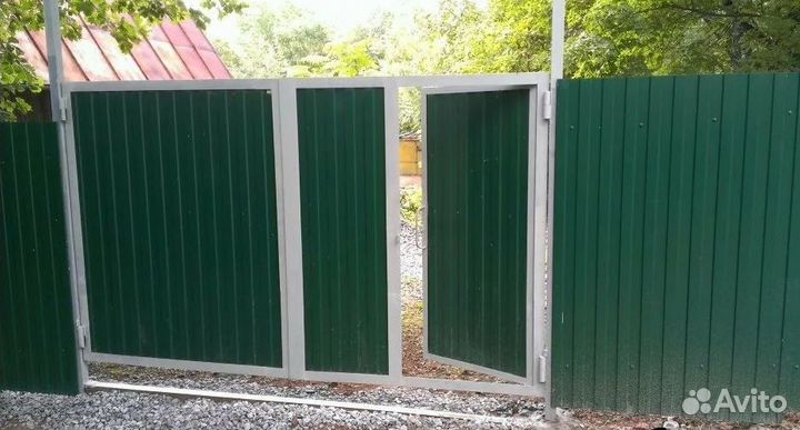 Забор из профлиста цена за метр под ключ