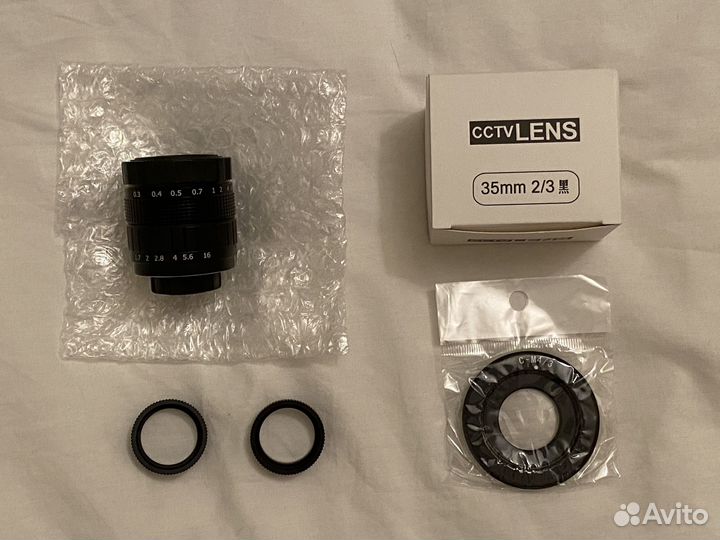 Объектив творческий 35mm f1.7 Новый