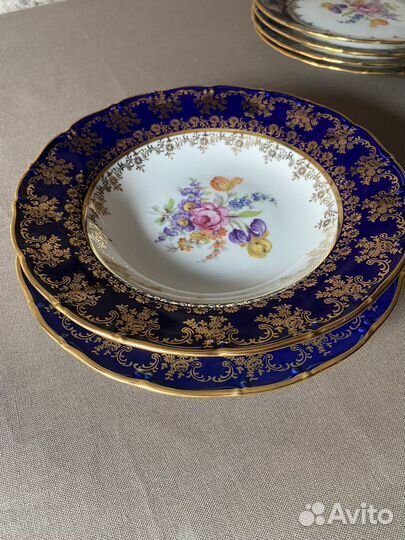 Чехия посуда cobalt