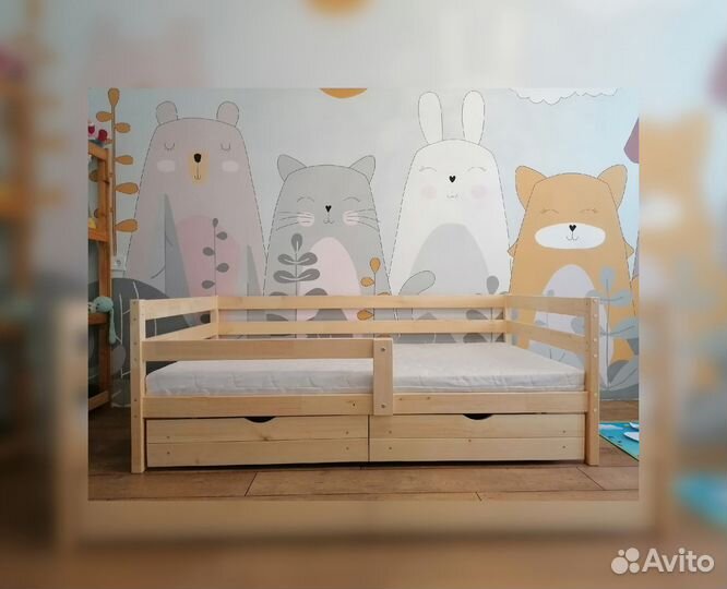 Кровать Соня из массива березы