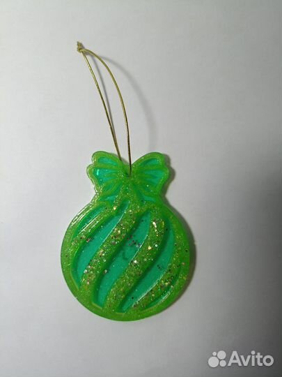 Елочные игрушки, ручная работа