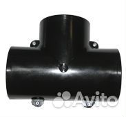 Тройник пжд для воздуховода д.75 Т-образ (Адверс)