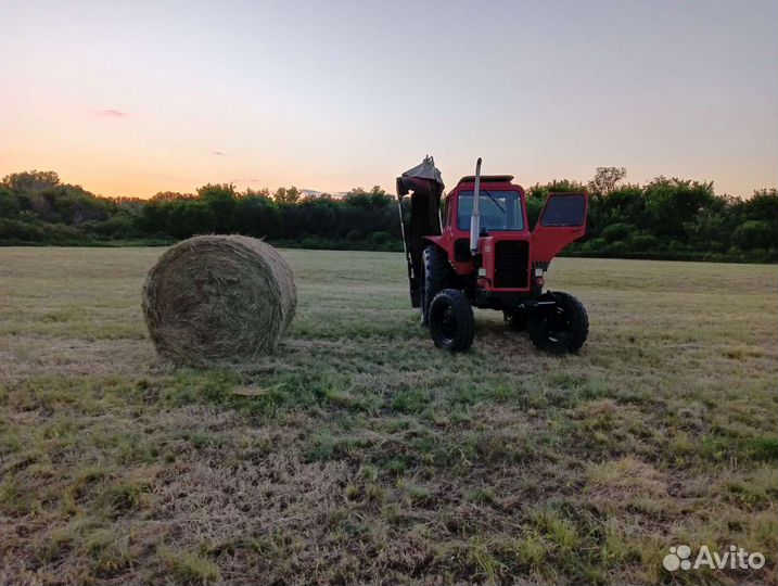 Сено луговое в тюках