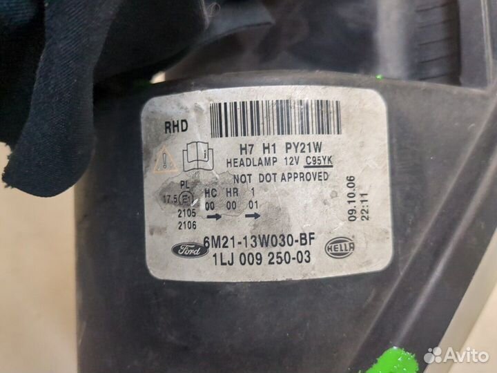 Фара (передняя) Ford Galaxy, 2010