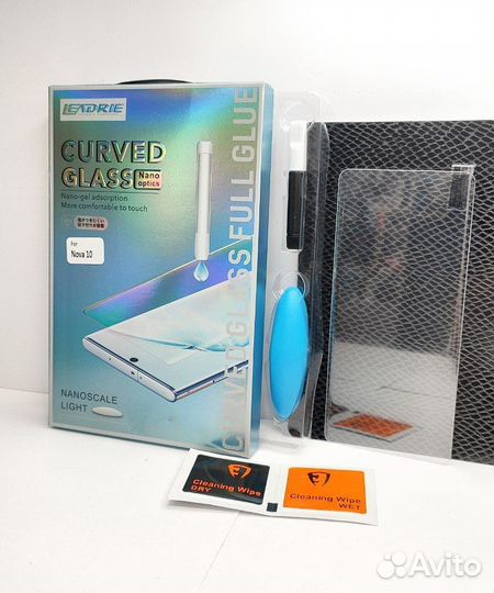 Защитное стекло Huawei Nova 10 с уф клеем