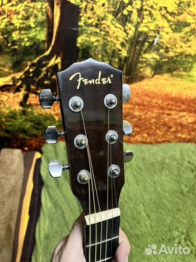 Акустическая гитара Fender cd 60 с чехлом