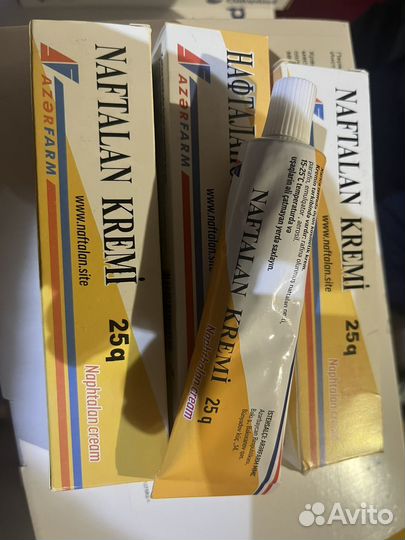 Крем нафталановый