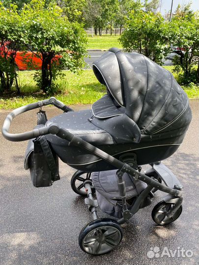 Коляска adamex barletta new 3 в 1 с автолюлькой