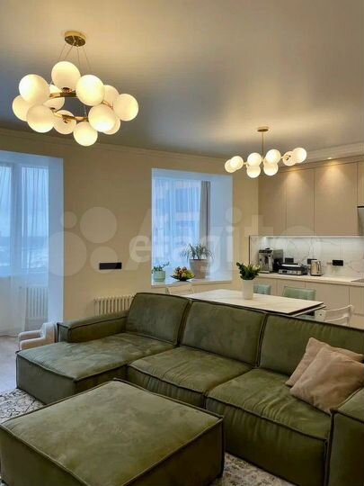 3-к. квартира, 107 м², 13/25 эт.