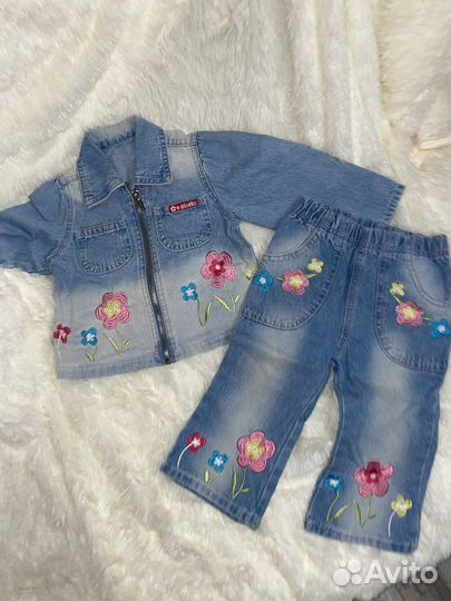 Костюм джинсовый детский на девочку