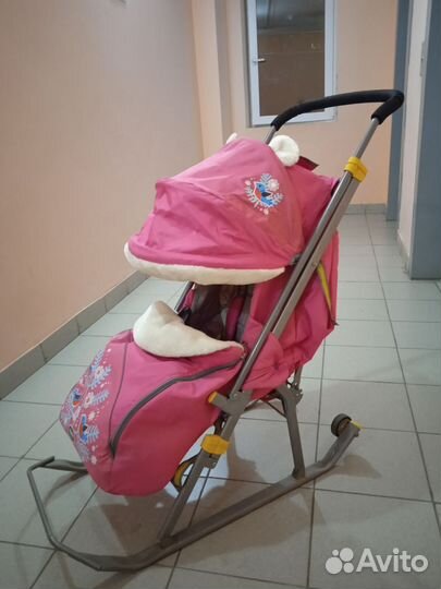 Продаю санки-коляску Nika 6