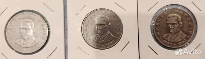 Монеты пнр, Польши