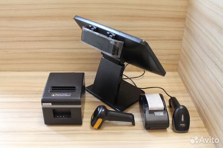 Сенсорный pos терминал комплект