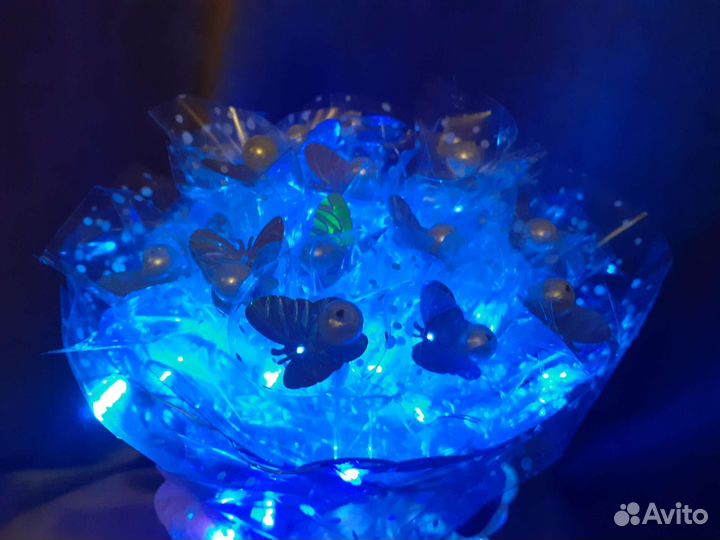 Букет с подсветкой