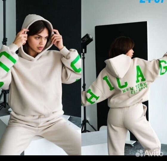 Спортивный костюм женский на флисе новый