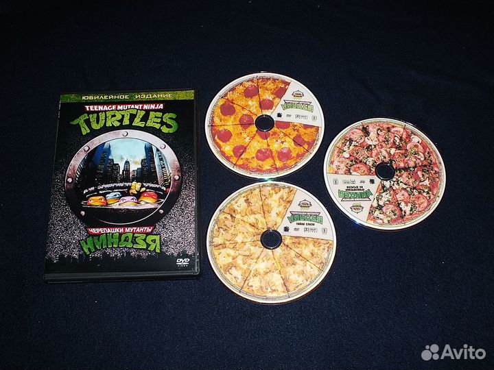 Черепашки мутанты ниндзя DVD фильмы