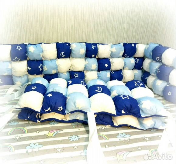 Бортики в кроватку бомбон