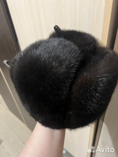 Норковая шапка мужская