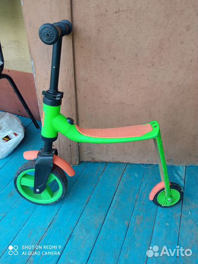 Самокат беговел 2 в 1