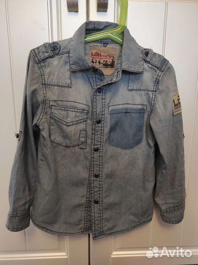 Рубашка джинсовая для мальчика