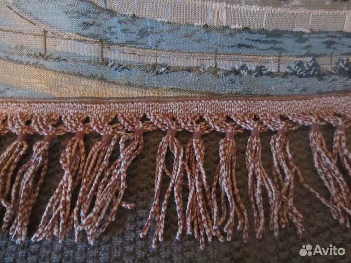 Антикварный гобелен с видом Ленинграда