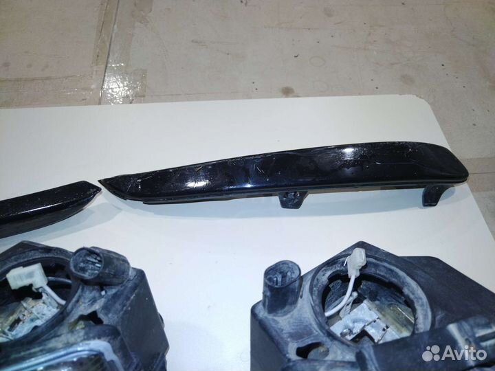 Птф, омыватели фар, реснички на opel astra h