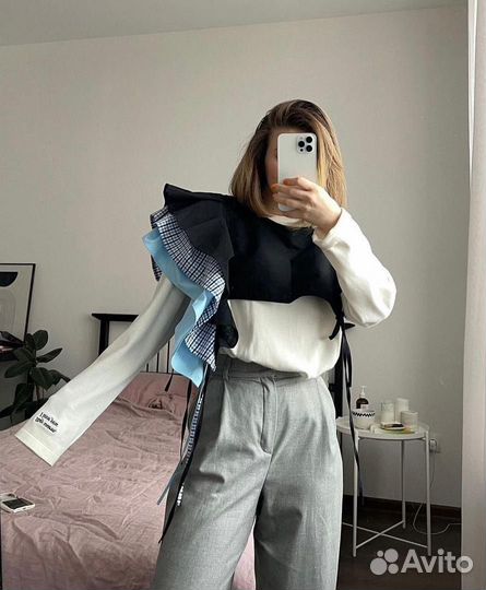 Манишка с воланами / Воротник съемный